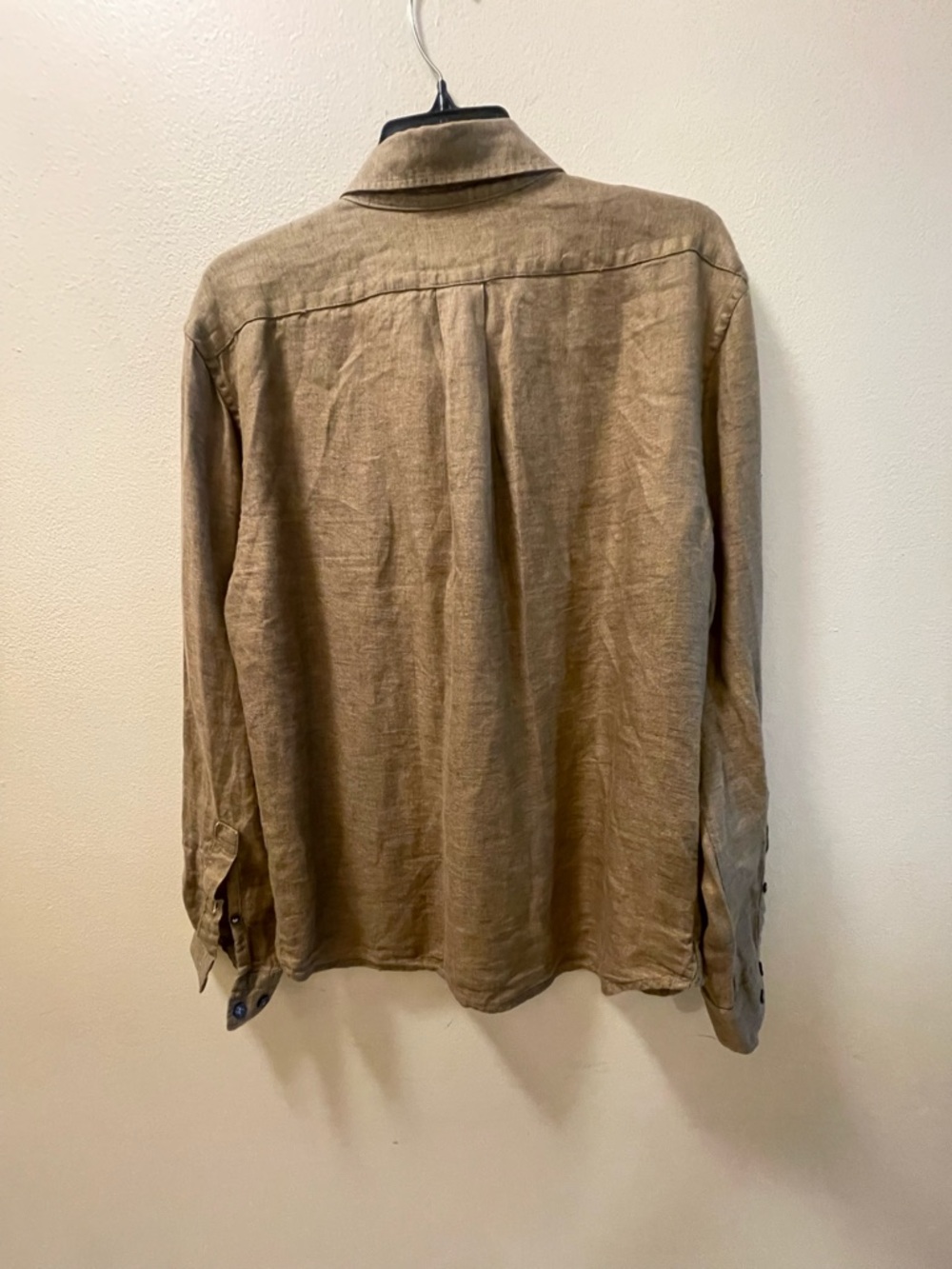 Banana Republic Men's Brown Linen-Blend Shirt - M - Picture 3 of 4